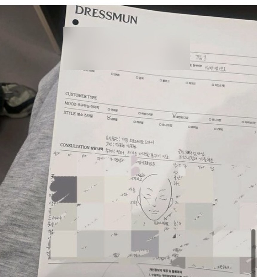 DRESSMUN 상담 차트